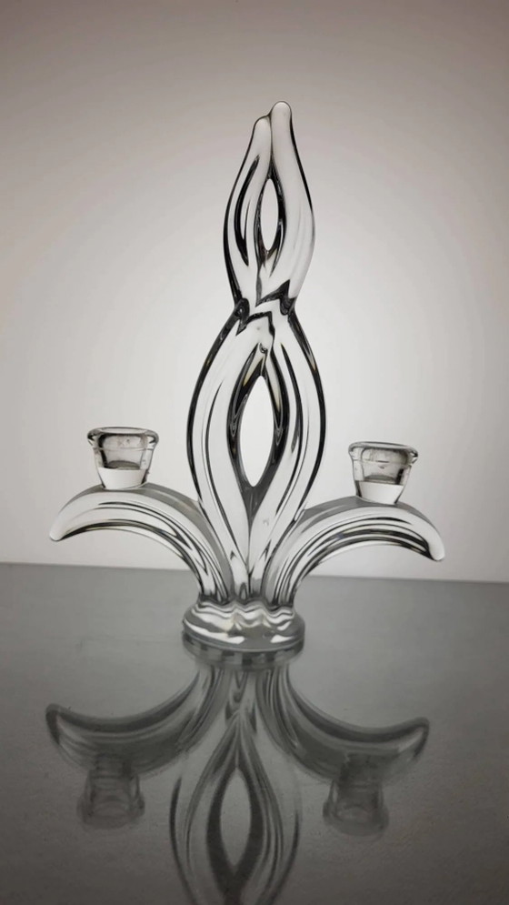 Portavelas de cristal Vannes – Crystal, Glass, Art Deco (photo 2 of 8)