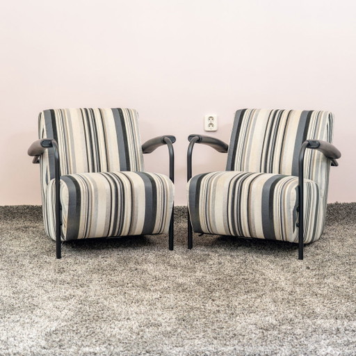 2x fauteuil Leolux Scylla