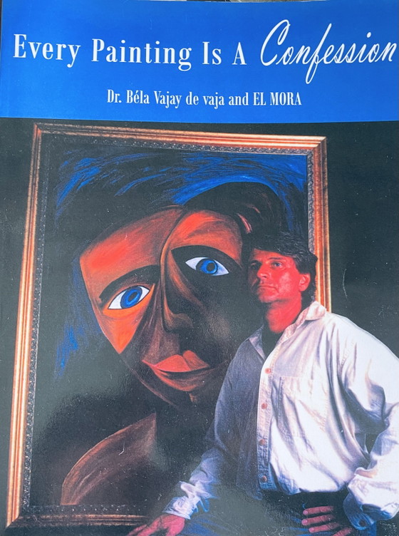 Image 1 of El Mora “Sono così innocente” - dipinto ad olio - incorniciato 84x104