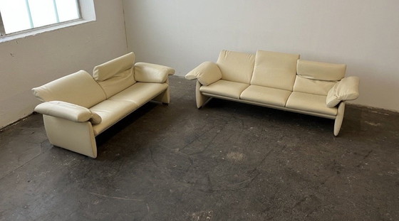 Image 1 of Sofás de piel De Sede DS-10, de diseño, color beige, en excelente estado.