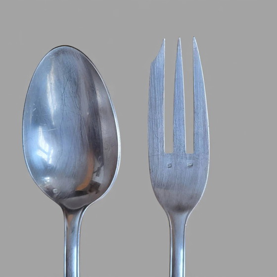 Silver-plated metal serving cutlery – Cutlery Sets (photo 3 of 8)