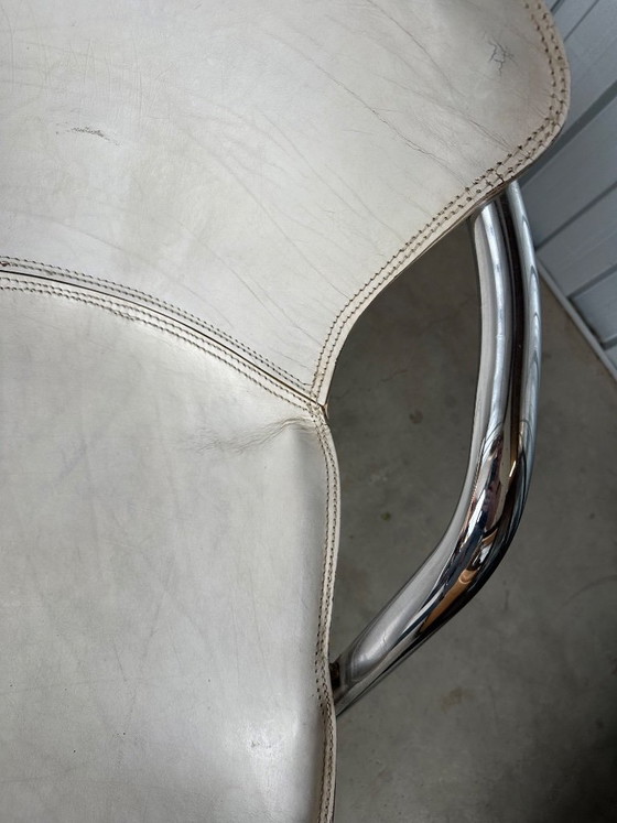 Image 1 of Willy Rizzo leren set stoelen