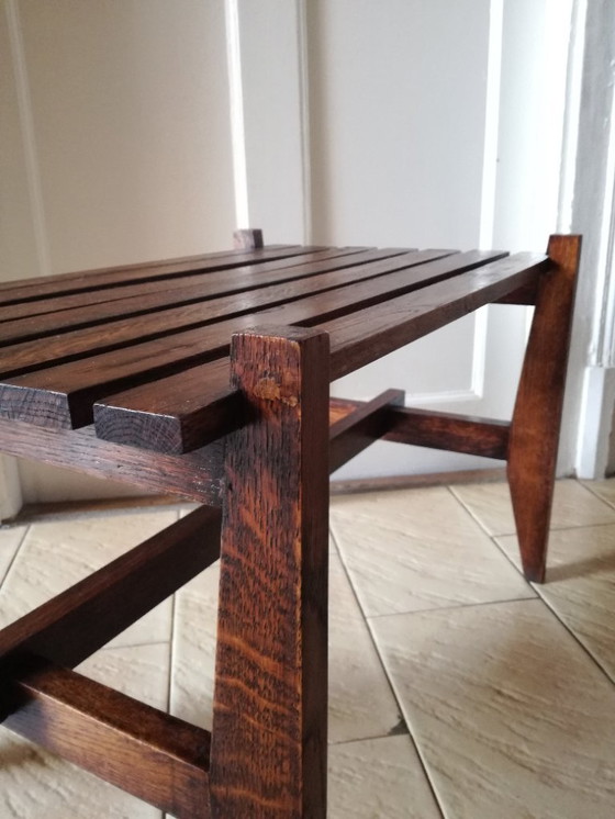 Image 1 of Vintage Wooden Side Table, France 1950