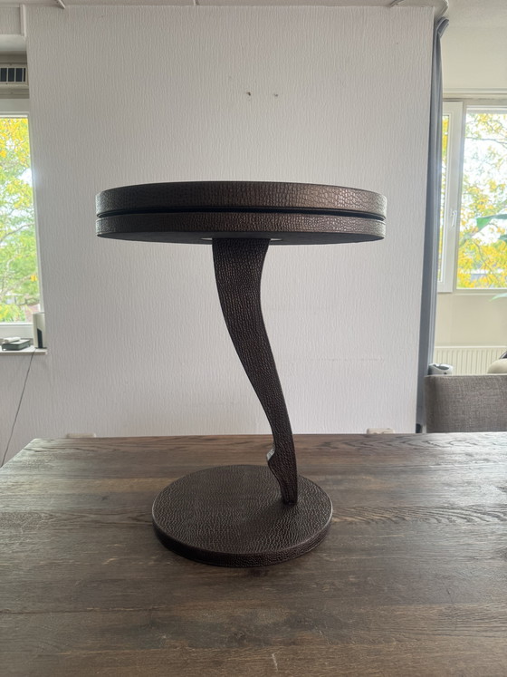 Original Fendi Beistelltisch – Beistelltische, Leather, Metal (photo 2 of 15)