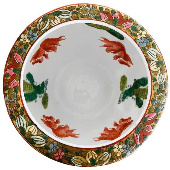 Chinese Hand-Painted Fishbowl Family Rose Porcelain Flowerpot 1950s – Vases (photo 5 of 8)
