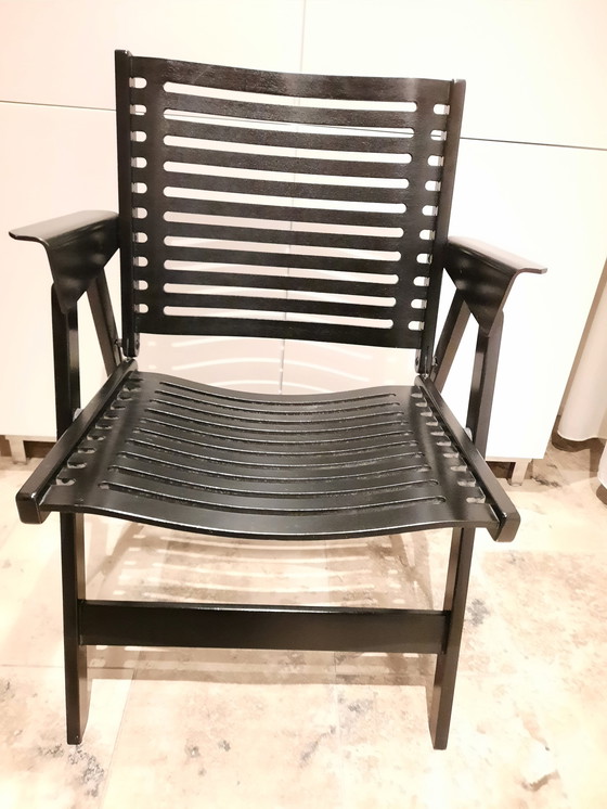 Image 1 of Chaise design de type RE'X conçue en 1952 par le designer slovène Nico Kralj .