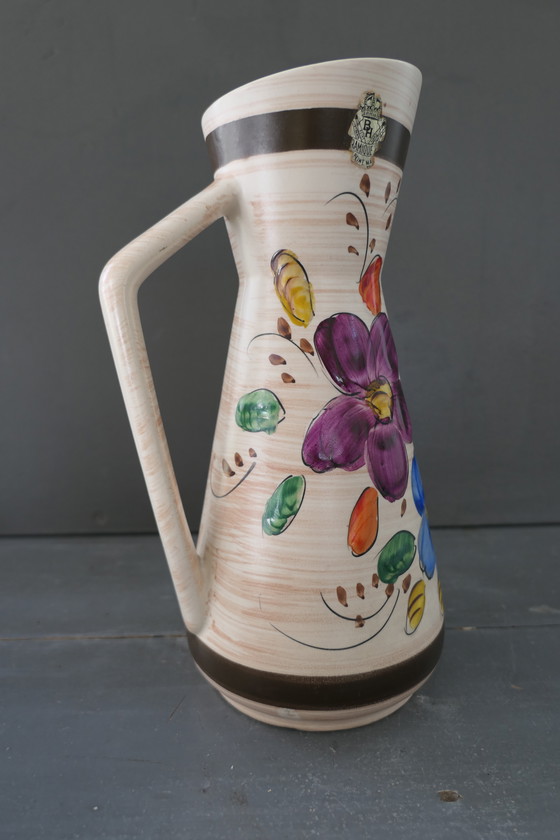 Image 1 of Vintage H. Bequet Quaregnon Vaas 35