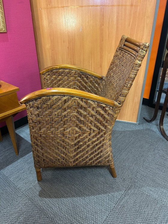 Image 1 of een paar koloniale fauteuils