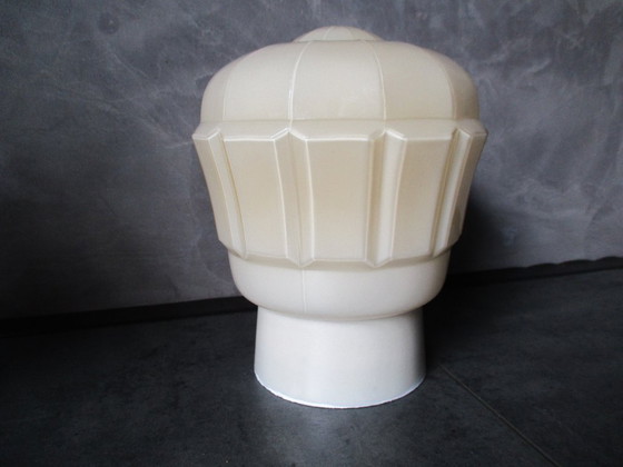 Image 1 of  Thabur plafondlamp, lichtbeige, compleet, 1938.