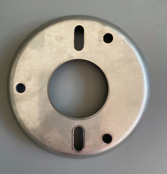 Image 1 of Raro conjunto de grandes apliques de pared, Glashütte Limburg, Alemania, década de 1970