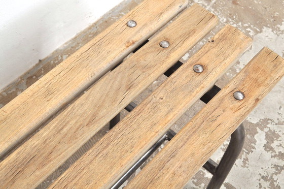 Image 1 of Vintage industrial bench/dressing room bench, 1950s