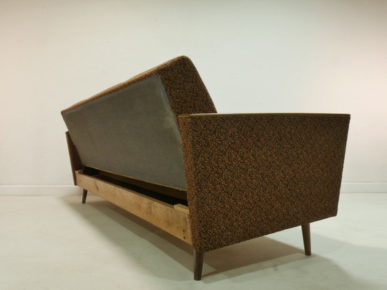 Image 1 of Vintage sofa with sleeping function, 1960s, Germany, Mid Century Couch
