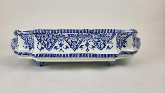Gien ceramic basin from the 20th century – Plant pot, Porcelain (photo 3 of 12)
