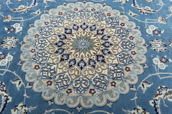 Image 1 of Squisito tappeto orientale Nain 9La con contenuto di seta - 301 x 196 cm - Annodato a mano