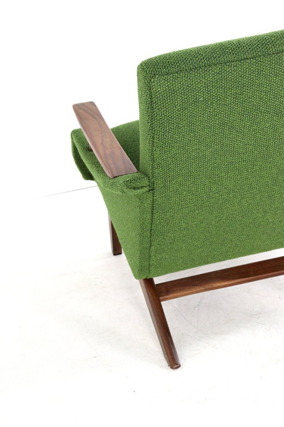 Image 1 of Vintage fauteuil stoel 'Breda' nieuw gestoffeerd