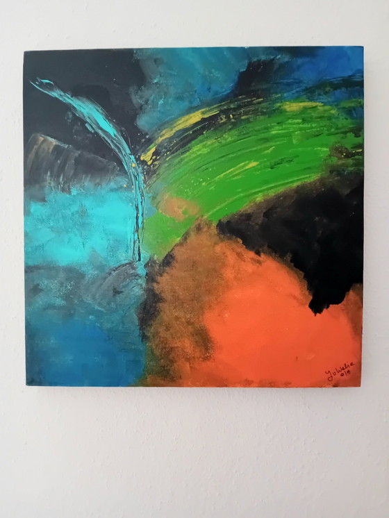 Image 1 of 2 Modern Abstract Paintings