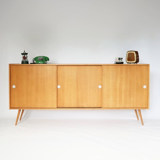 Vintage Oak Sideboard TV Furniture Lowboard