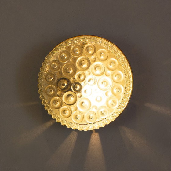 Image 1 of Lampada da parete rotonda vintage anni '70