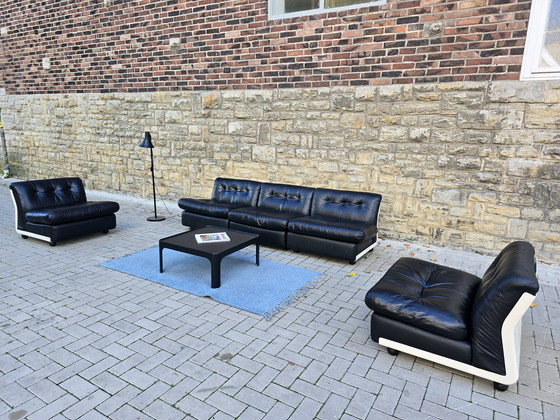 Image 1 of B b italia Amanta 60s seating group armchair sofa vintage