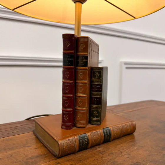 Classic English Books Table Lamp, Desk lamps, Wood (photo 6 of 7)