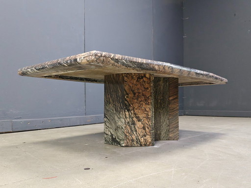 Vintage marble coffee table, 1970s 