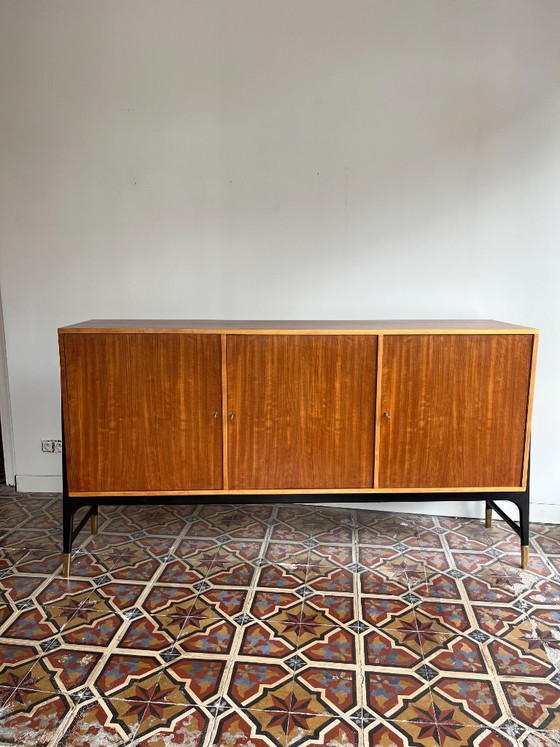 Sideboard Alfred Hendrickx For Belform – Brass, Mid Century Modern (photo 3 of 21)