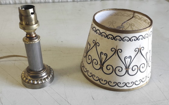 Image 1 of Table Lamp in Gilded Brass - Mid-20th Century