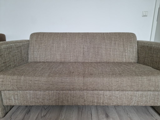 Von Jan Des Bouvrie entworfenes Sofa. 3-Sitzer – banken, Textile (photo 2 of 5)