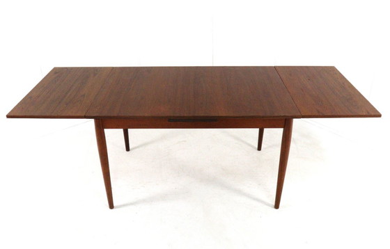 Image 1 of Lübke extendable rectangular dining table vintage