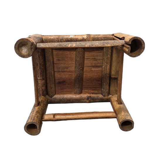 Image 1 of table à plantes vintage en bambou