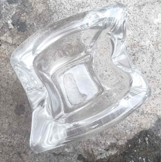 Image 1 of Crystal ashtray, 1970s, 12 cm wide