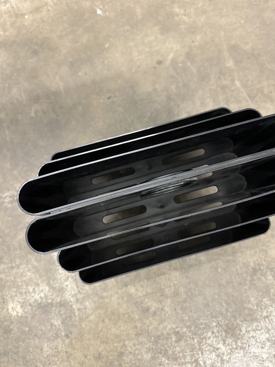 Magazine Rack Giotto Stoppino For Kartell Black Plastic Midcentury Italy 1970 – Decorative Objects (photo 5 of 8)