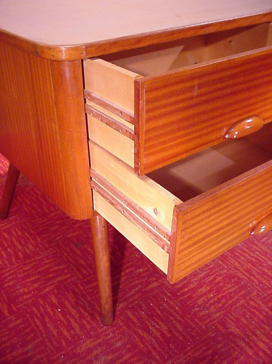 Image 1 of Mostrador de caoba de diseño, mueble de tienda, muebles antiguos, bar
