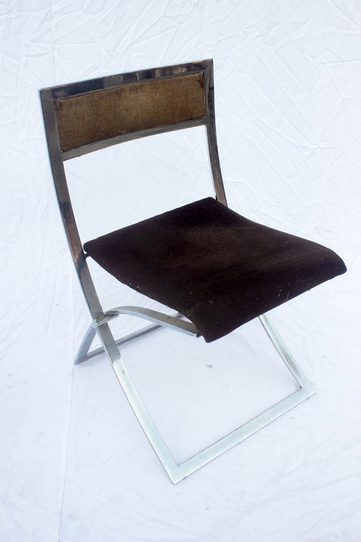 Par de sillas plegables vintage "Luisa" (o "Luiza") de Marcello Cueno