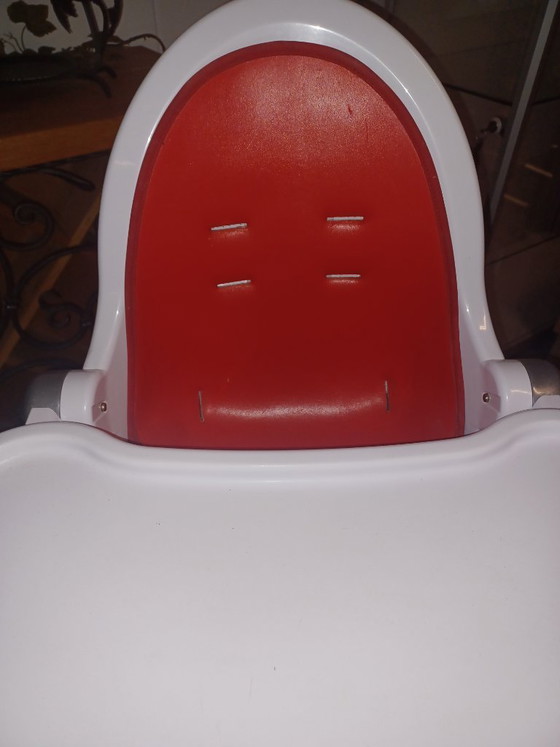 Image 1 of Bloom Fresco Design Grow-with-me Stuhl – Weiß/Rot – Guter Zustand