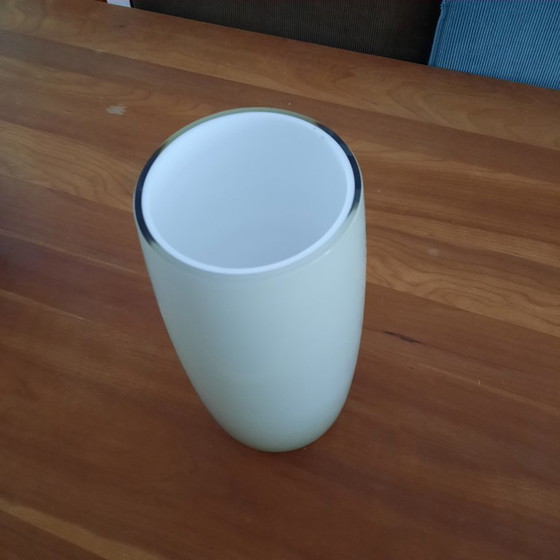 Image 1 of Vaso in vetro bianco latte di Zwiesel Glas Germania