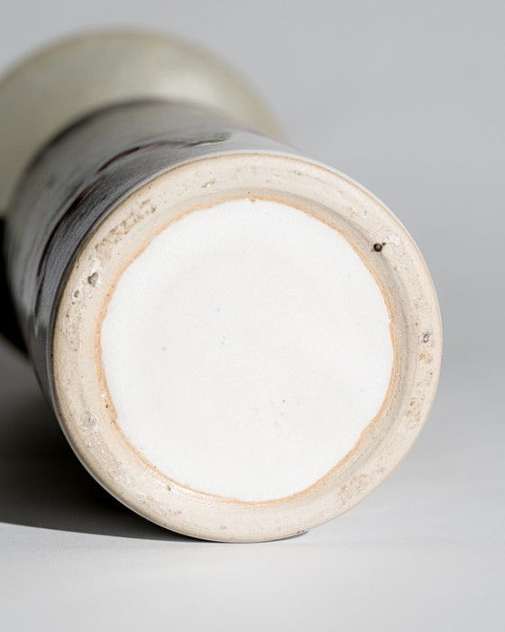 Image 1 of Barbara Stehr Organic Drip Glaze Ceramic Vase Trio – Germany, 1980s–1990s
