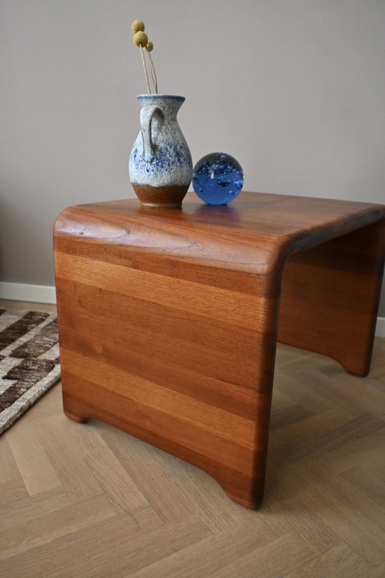 Danish Teak Side Table Hornbæk Møbelfabrik 1960s – Wood (photo 6 of 10)