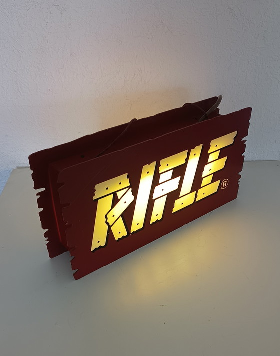 Image 1 of Rifle Vintage Reclame Lichtbak