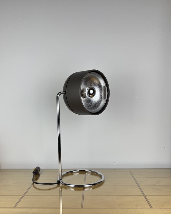 Image 1 of Table Lamp by Arnold Berges for Staff Leuchten, Vintage Table Lamp Space Age 70s Mid Century Industrial design Germany 1970s