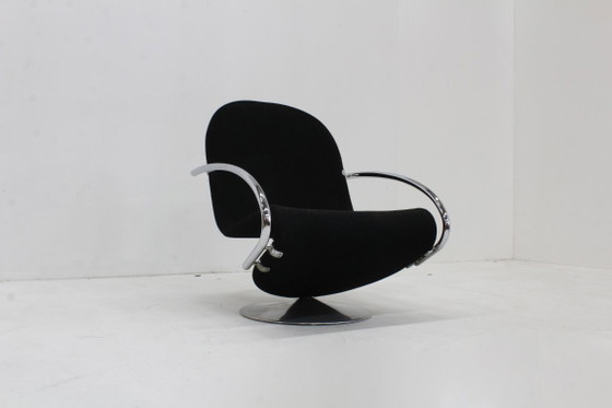 Image 1 of Fauteuil lounge vintage 1-2-3 chromé de Verner Panton, années 1970