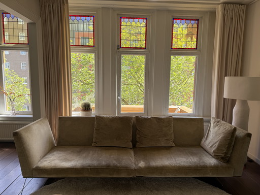 Divano Flexform, colore Evergreen Champagne