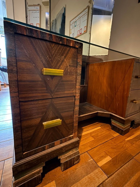 Art-Deco kaptafel – Hout (photo 3 of 8)