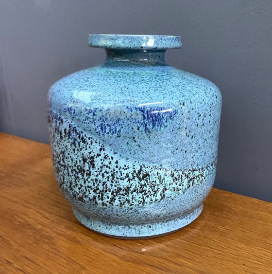 Image 1 of Blauwe vaas van Lawel West-Duitsland