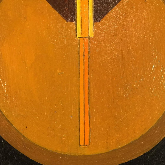 Jean Boquet, Abstraction Géométrique, Huile sur Panneau, Années 1940 – Peintures et dessins, Metal, Other (photo 5 of 14)