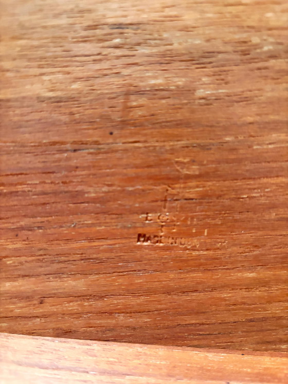 Image 1 of Arne Vodder - BO 85 - Bovirke - Mesa Boomerang de teca - mediados de siglo - Diseño danés - Escritorio