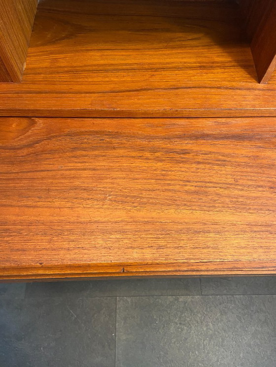 Image 1 of Vintage Danish secretaire with 3 drawers
