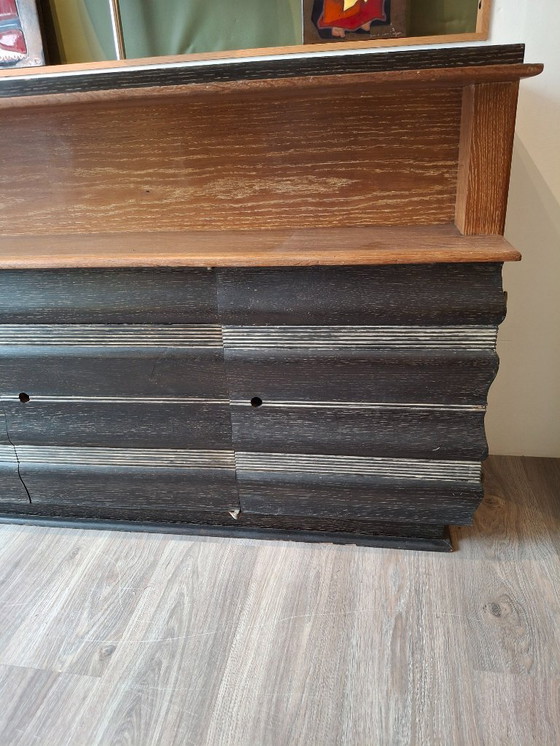 Image 1 of Rare Modernist sideboard 1950 Stamped, Maxime Meniel in Paris