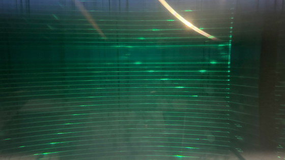 Image 1 of Scrivania vintage anni '80 in vetro stile Art Deco Revival Postmoderno anni '80 Italia