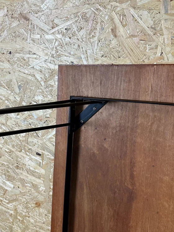 Image 1 of 60er 70er Jahre Teak & Metall Esstisch Dining Table Danish Modern Design Denmark